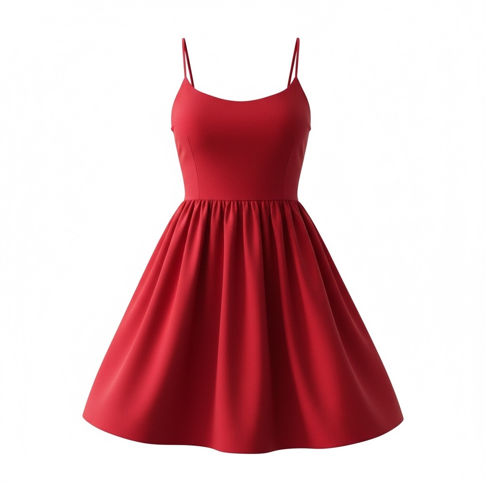 SHOWPO Vibrant Red Fit & Flare Mini Dress Women’s Size 12 NWT